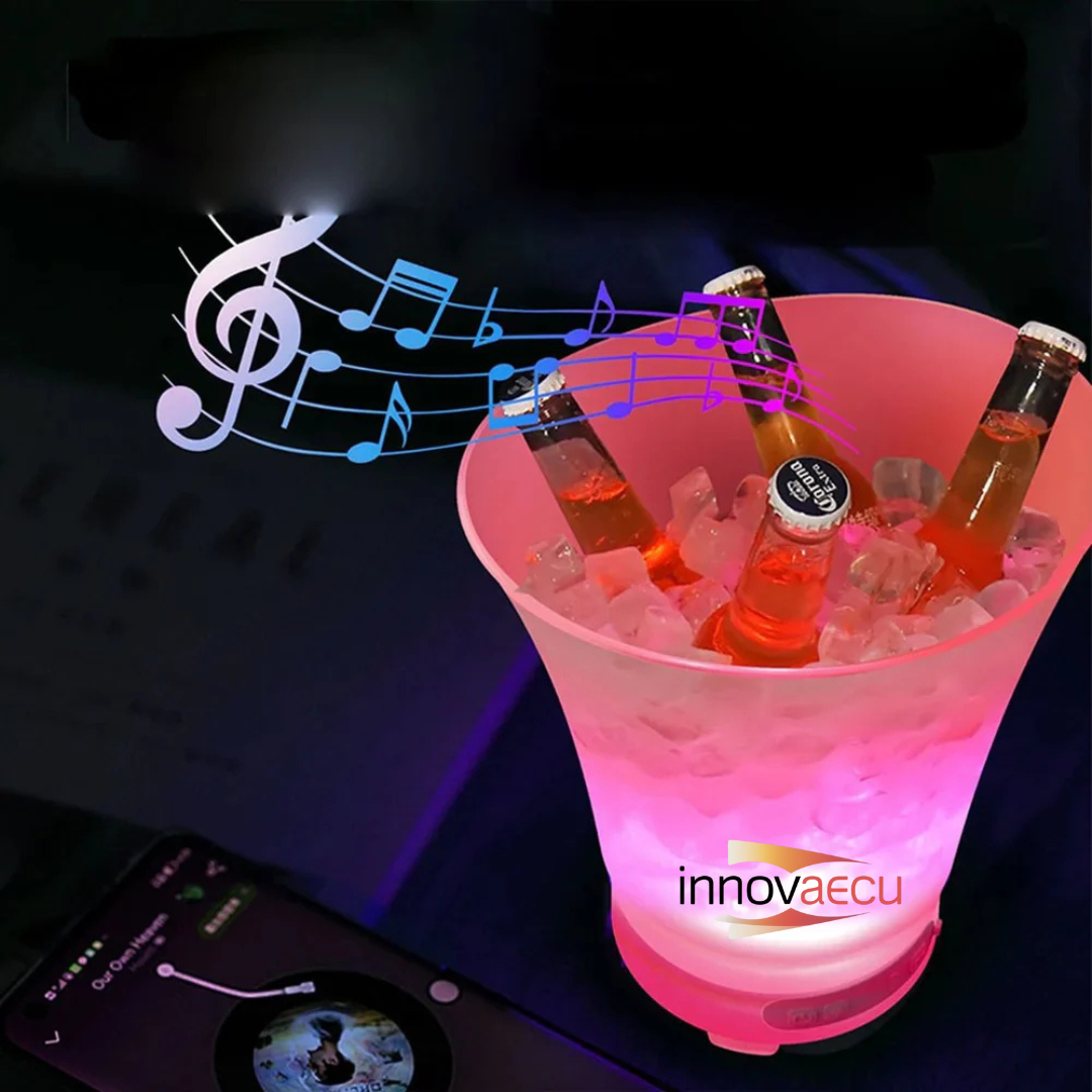 Hielera LED Parlante Bluetooth